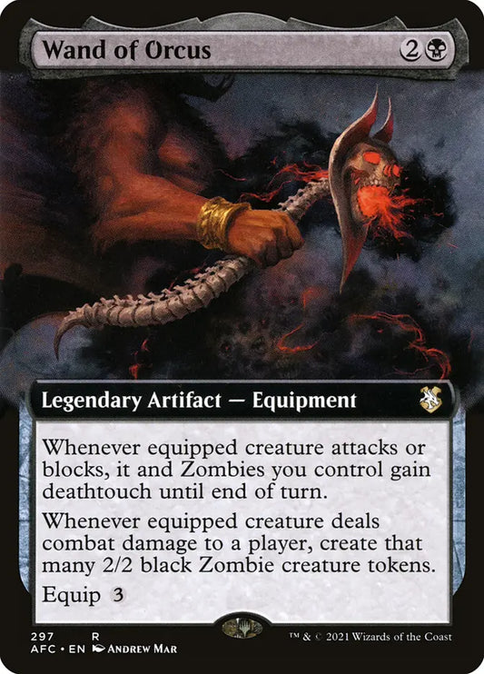 Wand of Orcus (Extended Art) - Lightly Played