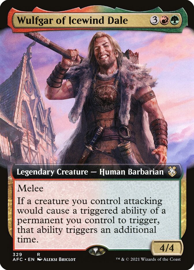 Wulfgar of Icewind Dale (Extended Art) - Lightly Played