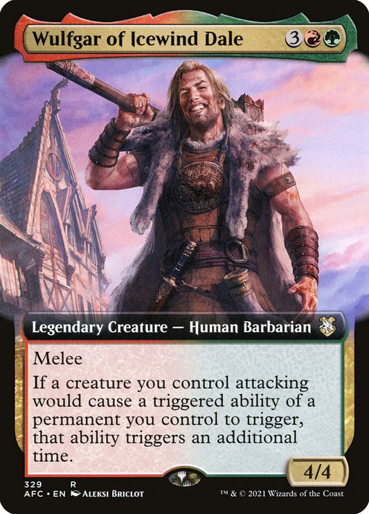 Wulfgar of Icewind Dale (Extended Art) - Lightly Played