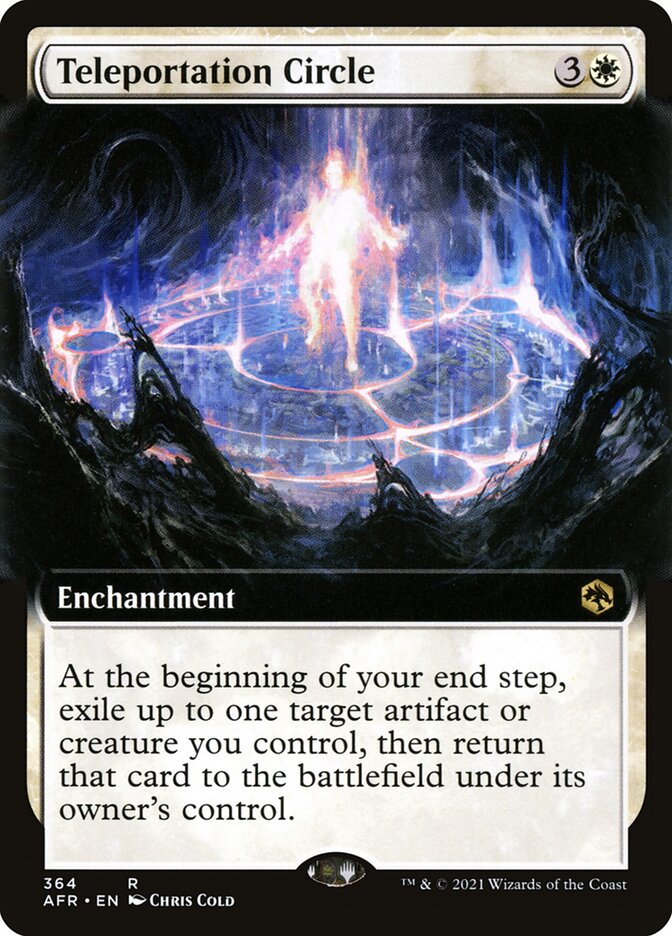 Teleportation Circle (AFR) - Foil Lightly Played