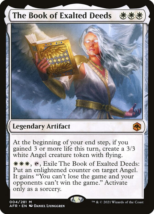 The Book of Exalted Deeds - Foil Lightly Played