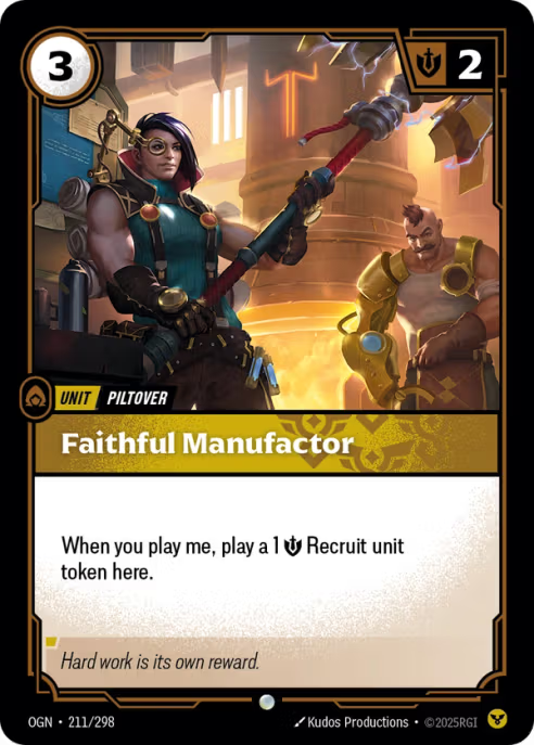 Faithful Manufactor  OGN-211/298
