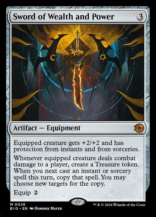 Sword of Wealth and Power - Lightly Played
