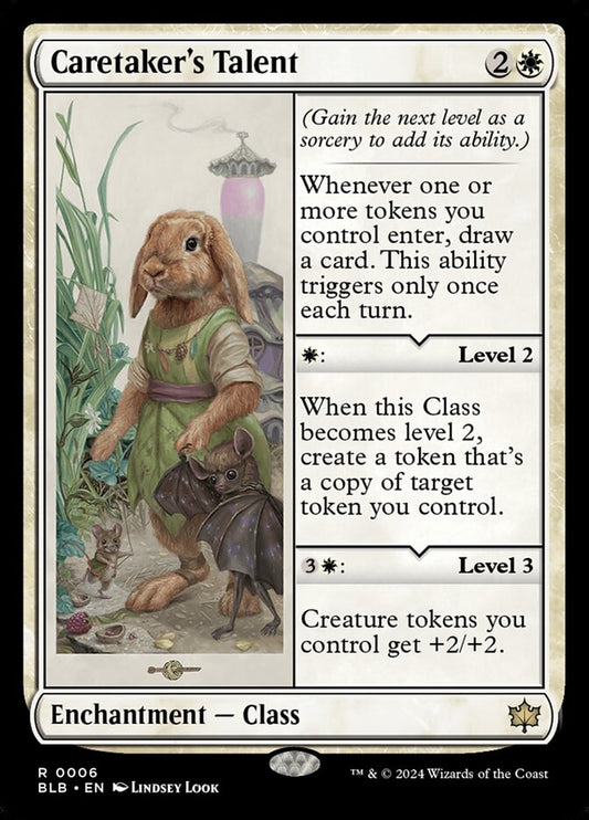 Caretaker's Talent - Foil Lightly Played