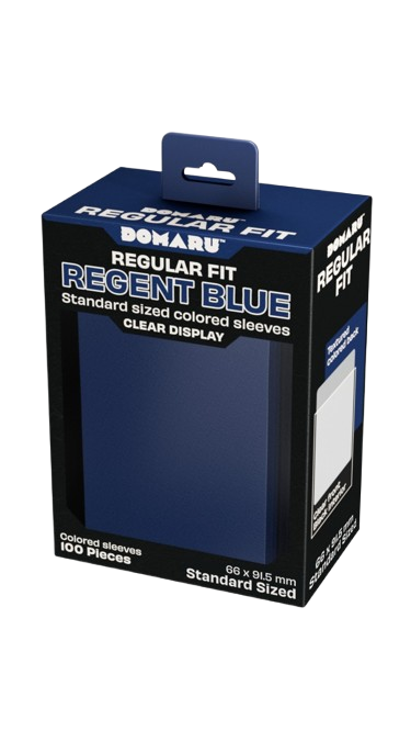 Domaru Regular Fit Standard Sized Card Sleeve 100ct- Regent Blue