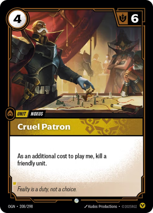 Cruel Patron  OGN-208/298