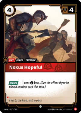 Noxus Hopeful OGN-012/298