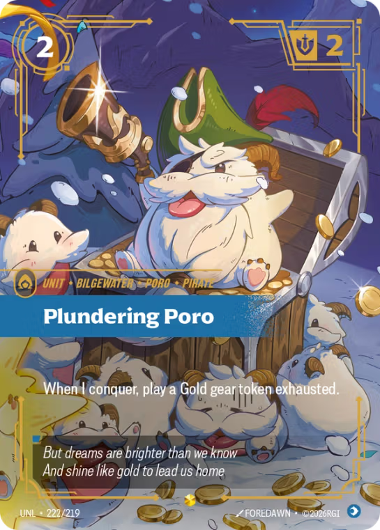 Plundering Poro  UNL-222/219