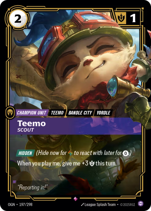 Teemo, Scout  OGN-197/298