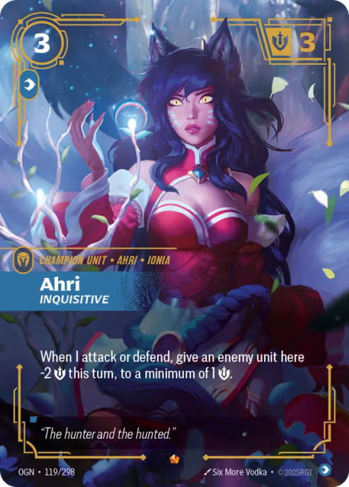 Ahri, Inquisitive  OGN-119/298