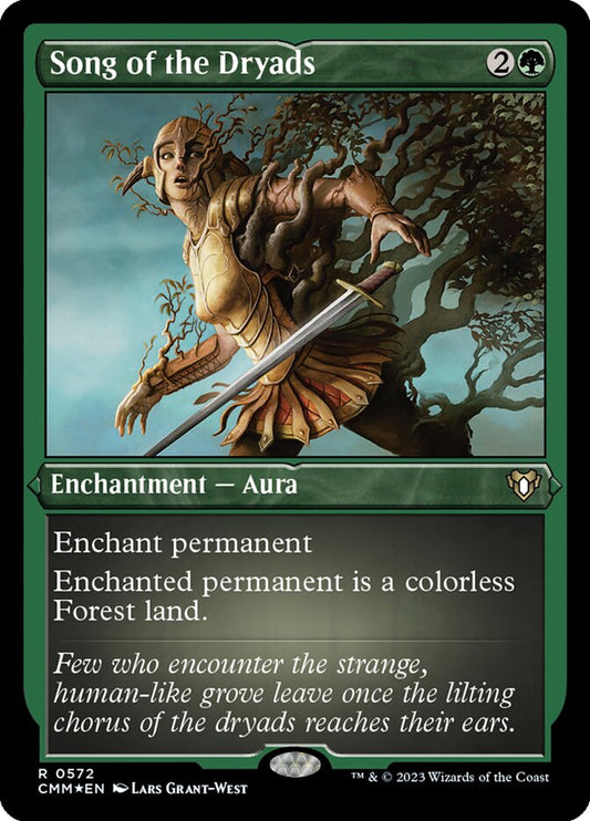 Song of the Dryads (Foil Etched) - Foil Lightly Played