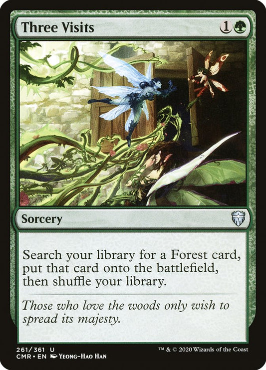 Three Visits (CMR) - Foil Lightly Played