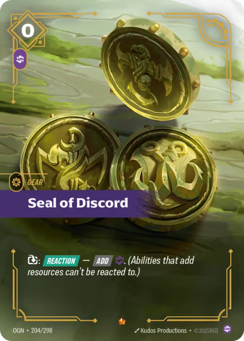 Seal of Discord  OGN-204/298