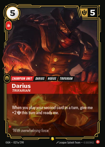 Darius, Trifarian OGN-027a/298