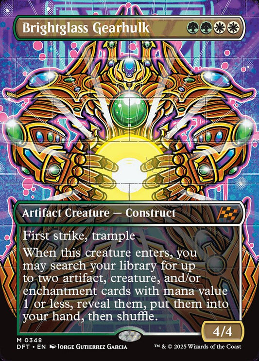 Brightglass Gearhulk (Borderless) - Foil Lightly Played