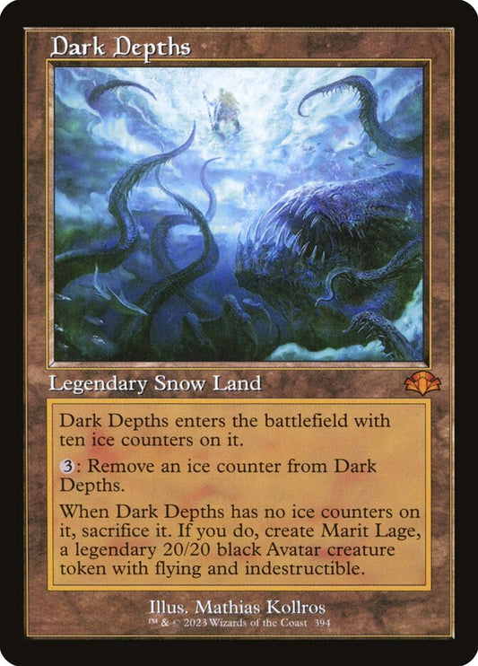 Dark Depths (Retro Frame) - Foil Lightly Played
