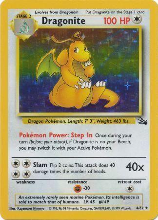 Dragonite FO 4/62 - Moderately Played