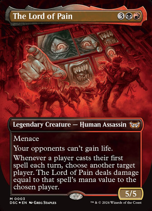 The Lord of Pain - Foil Lightly Played