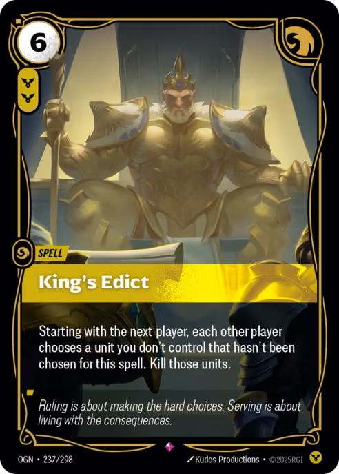 King's Edict  OGN-237/298