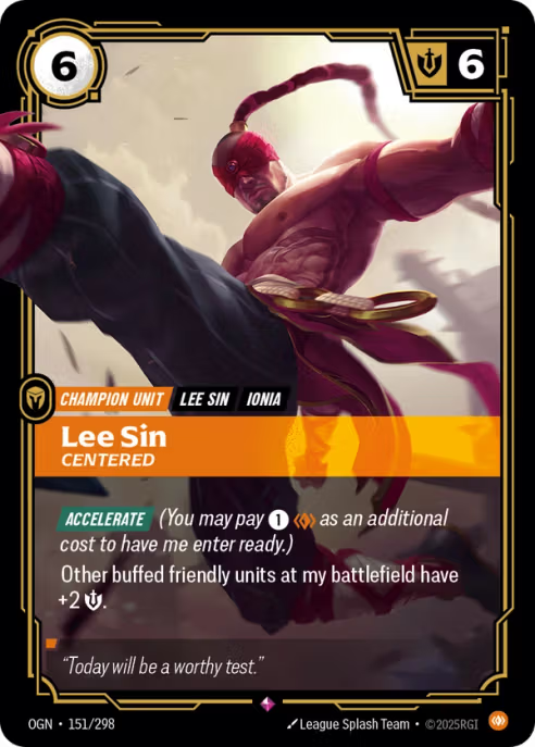 Lee Sin, Centered  OGN-151/298