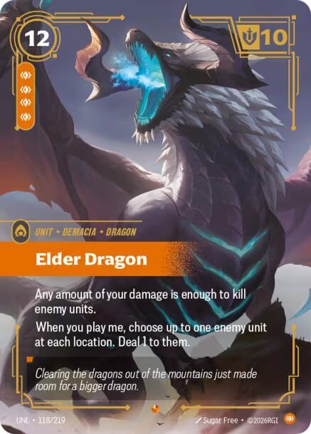 Elder Dragon - Lightly Played