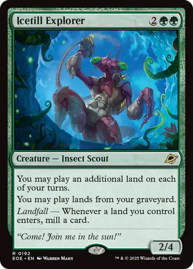 Icetill Explorer - Foil Lightly Played