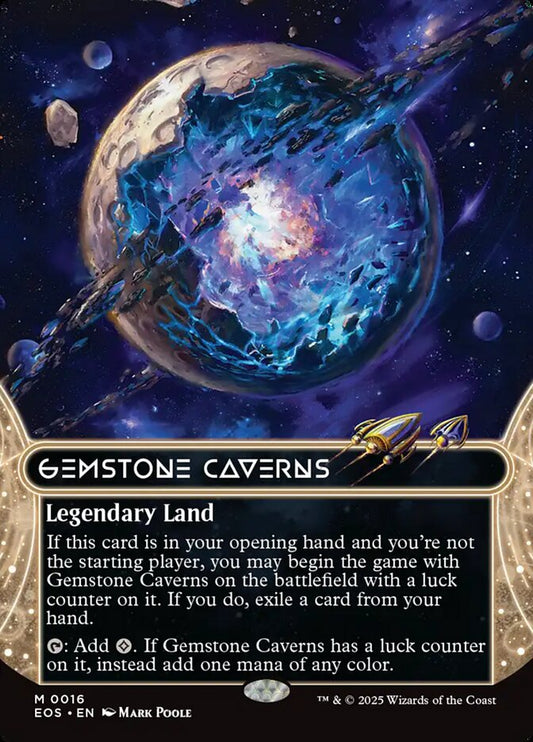 Gemstone Caverns (0016) (Borderless) - Lightly Played