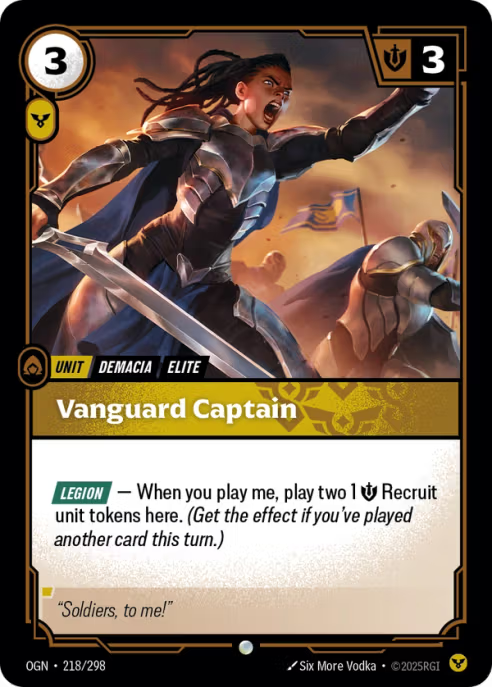 Vanguard Captain  OGN-218/298