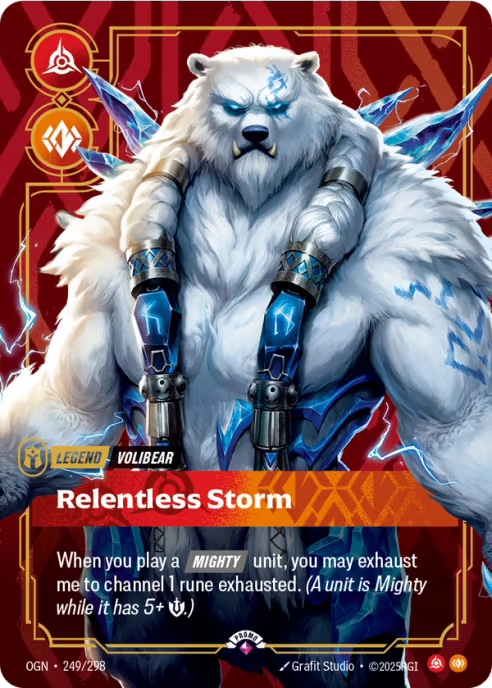 Volibear - Relentless Storm  OGN-249/298