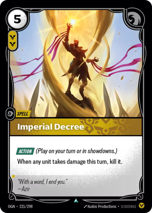 Imperial Decree  OGN-221/298