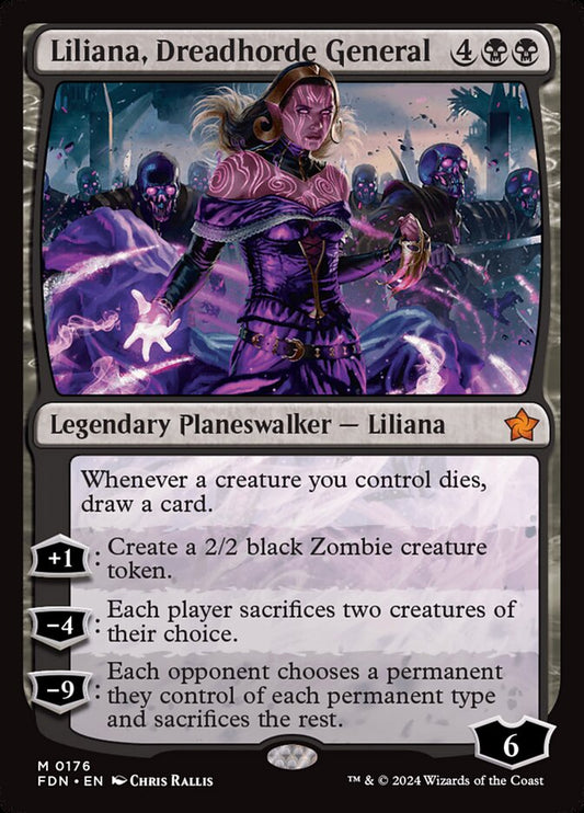 Liliana, Dreadhorde General - Lightly Played
