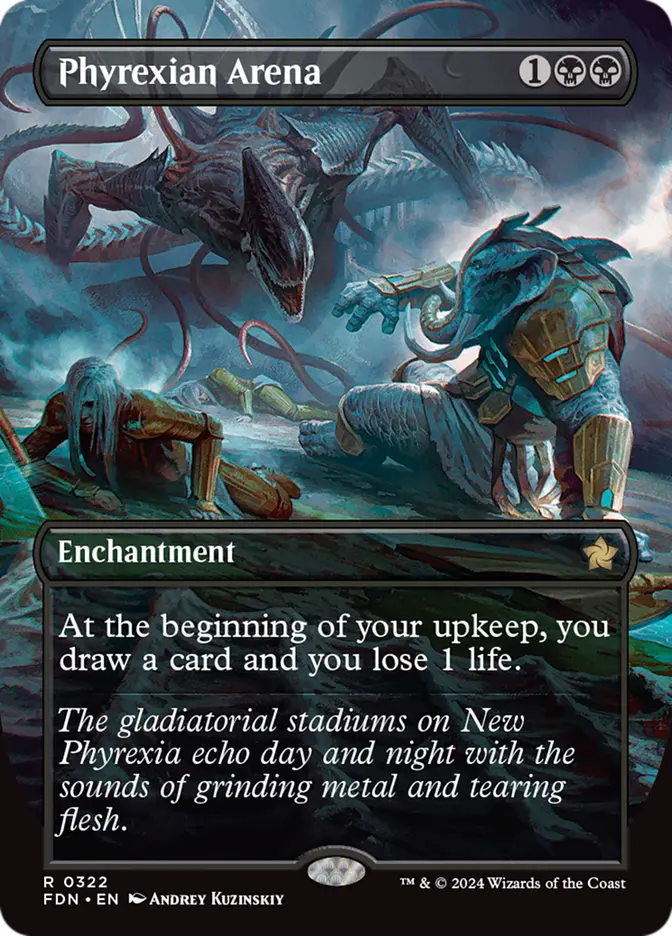 Phyrexian Arena (FDN) - Foil Lightly Played