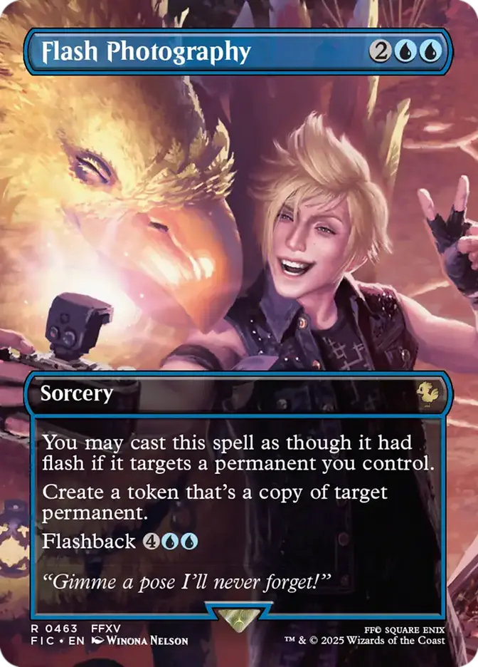 Flash Photography (Borderless) - Foil Lightly Played