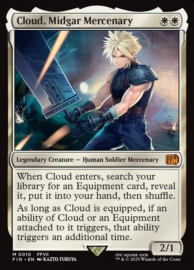 Cloud, Midgar Mercenary - Lightly Played