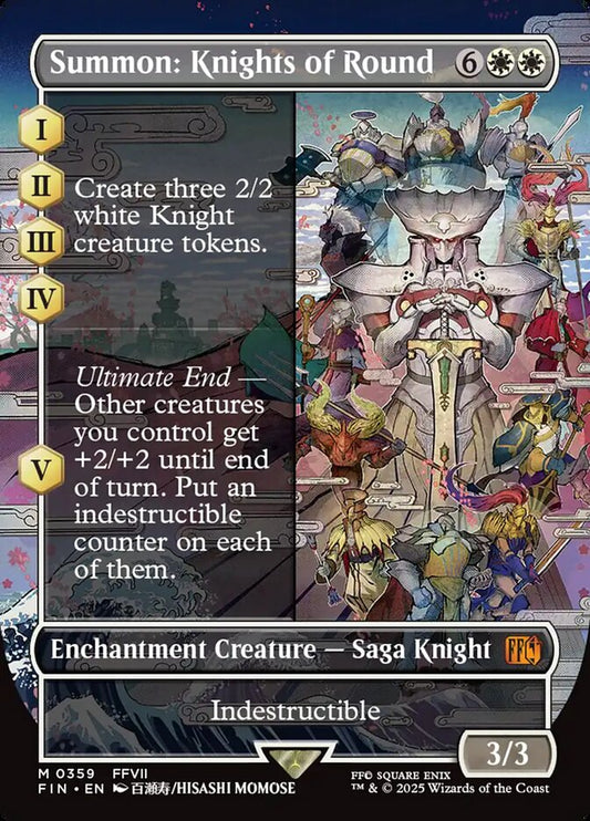 Summon: Knights of Round (Borderless) - Lightly Played