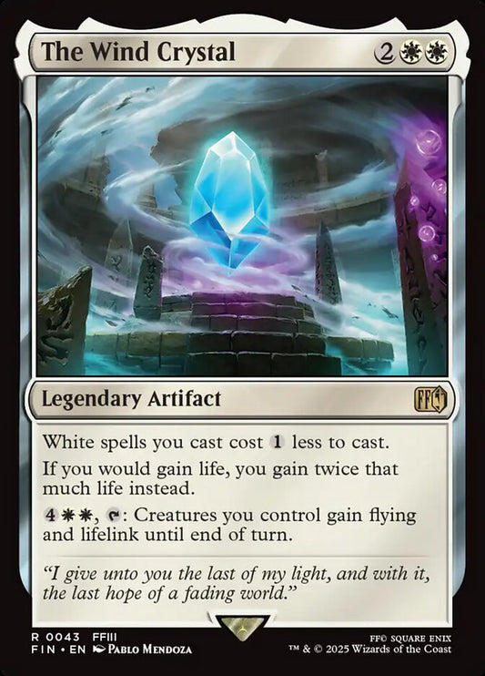 The Wind Crystal - Foil Lightly Played