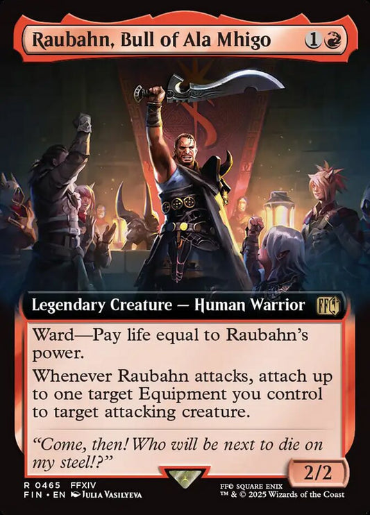 Raubahn, Bull of Ala Mhigo - Foil Lightly Played