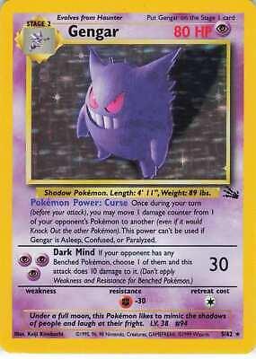 Gengar FO 5/62 - Moderately Played