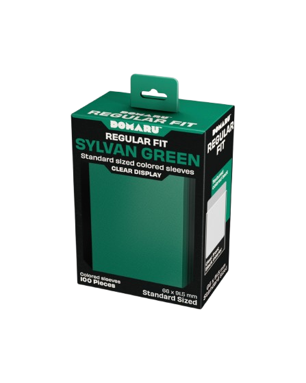 Domaru Regular Fit Standard Sized Card Sleeve 100ct- Sylvan Green