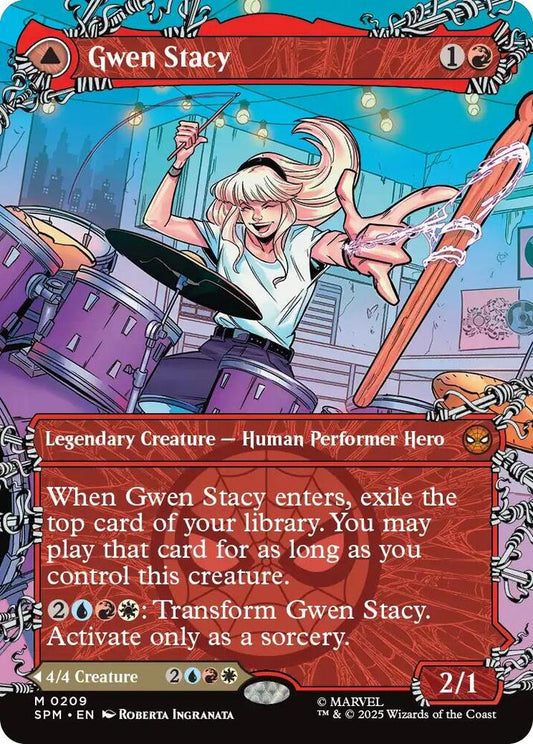 Gwen Stacy (0209) (Borderless) - Lightly Played