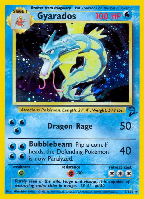 Gyarados B2 7/130 - Moderately Played