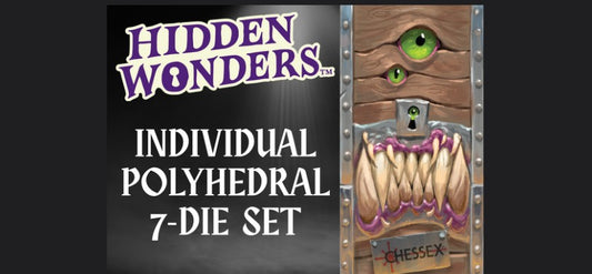 Chessex Hidden Wonders Polyhedral Dice Set
