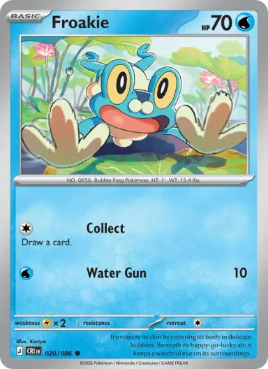 Froakie  CRI 020/086
