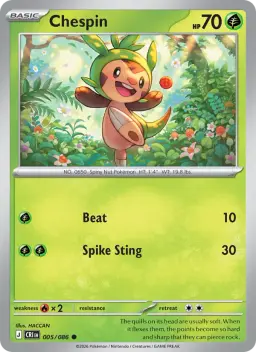 Chespin  CRI 005/086