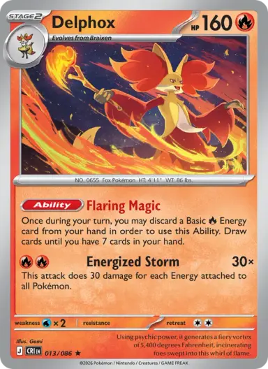 Delphox  CRI 013/086