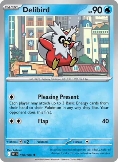 Delibird  CRI 018/08