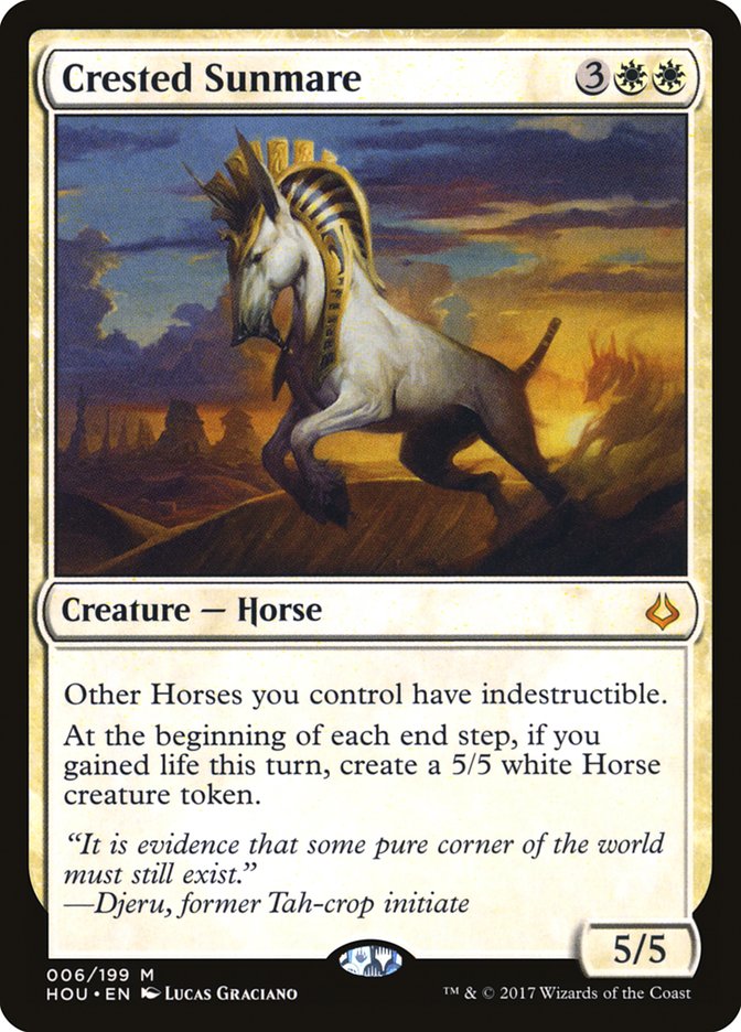 Crested Sunmare - Lightly Played