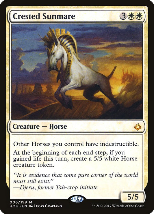 Crested Sunmare - Lightly Played