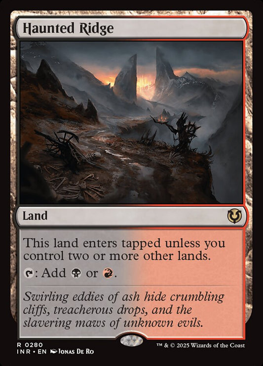 Haunted Ridge - Foil Lightly Played