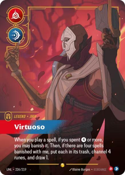 Jhin Virtuoso (Overnumbered) - Lightly Played